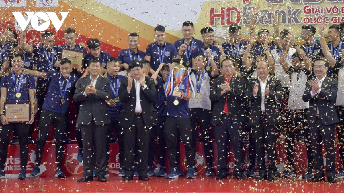 Closing ceremony marks end of National Futsal HDBank Championship 2020
